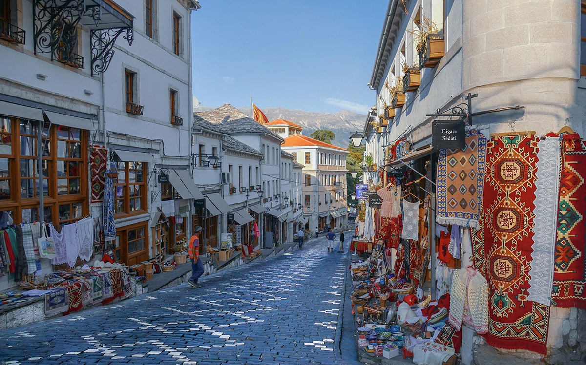 Street in Gjirokaster