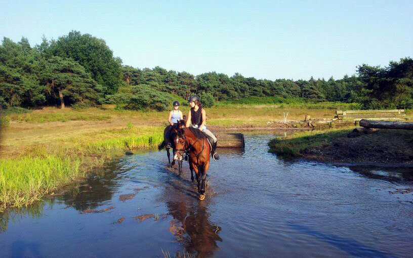 Horseback riding route